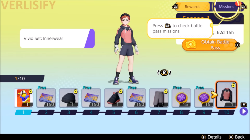 Missions de récompenses de prix Pokemon Unite Battle Pass