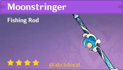 Canne à pêche Genshin Impact 2.1 Beta Moonstringer
