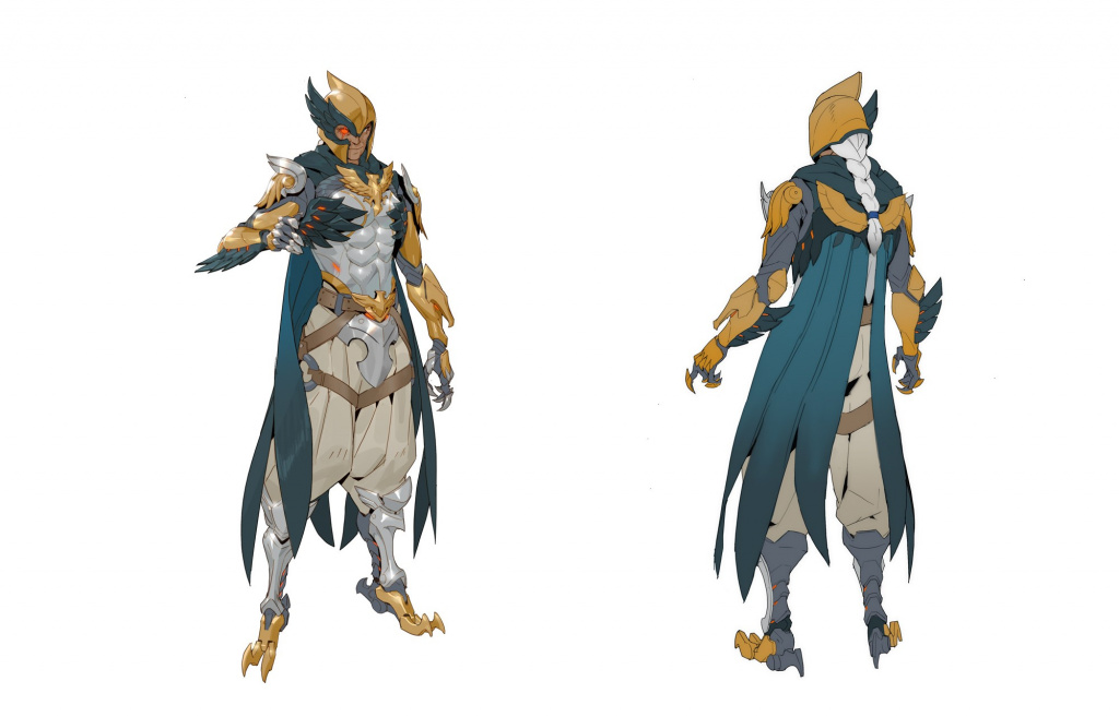 Overwatch League Haroeris Ana légendaire skin art conceptuel