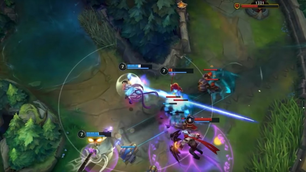 Capture de gameplay de Wild Rift Lucian