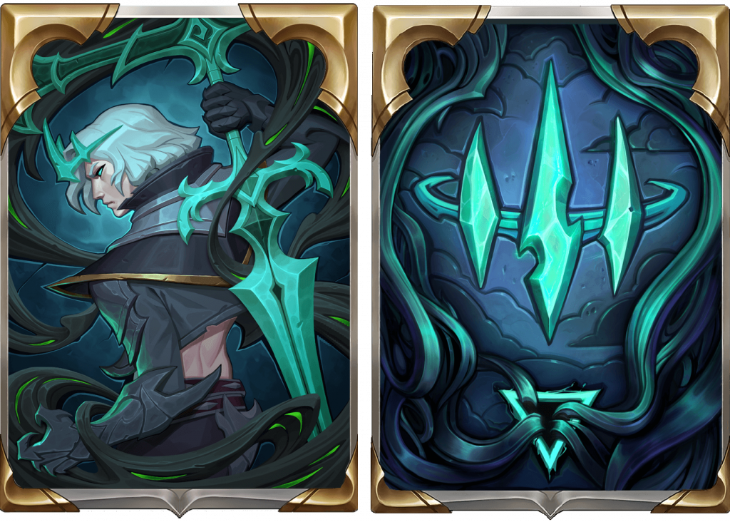 Légendes de Runeterra Sentinels of Light Ruined King et Ruination Cardbacks