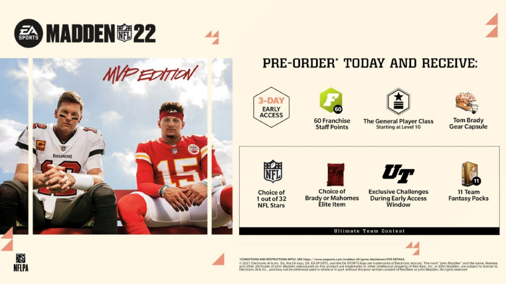 Guide des bonus de précommande de Madden 22