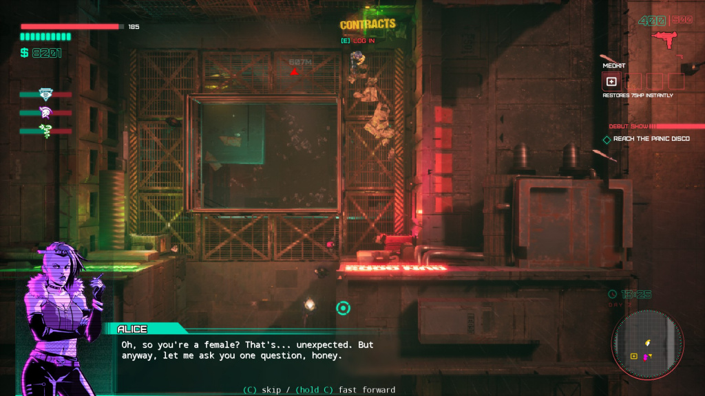 Dark Lord glitchpunk game steam accès anticipé gameplay