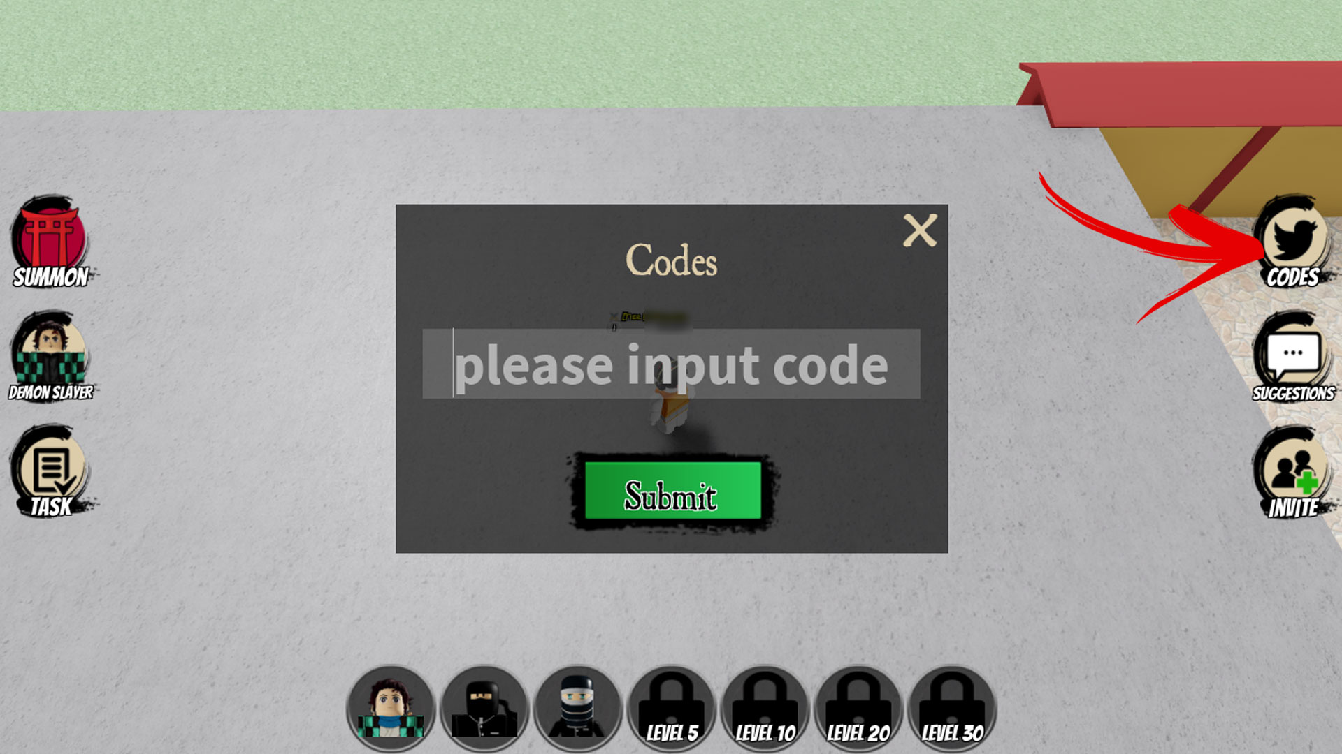 Comment entrer des codes pour Demon Tower Defense Simulator sur Roblox 