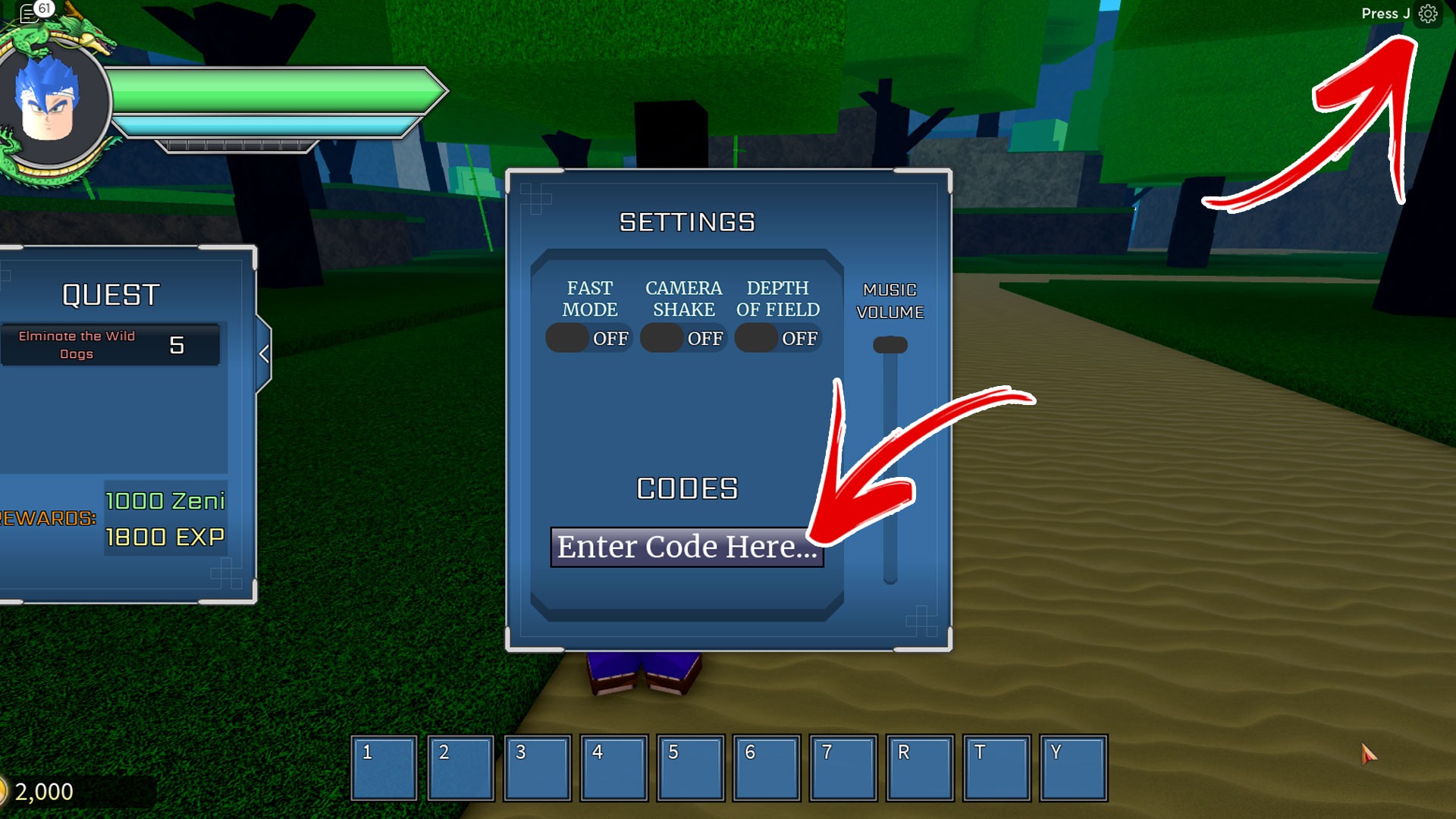 Comment utiliser des codes pour Zenkai Origins