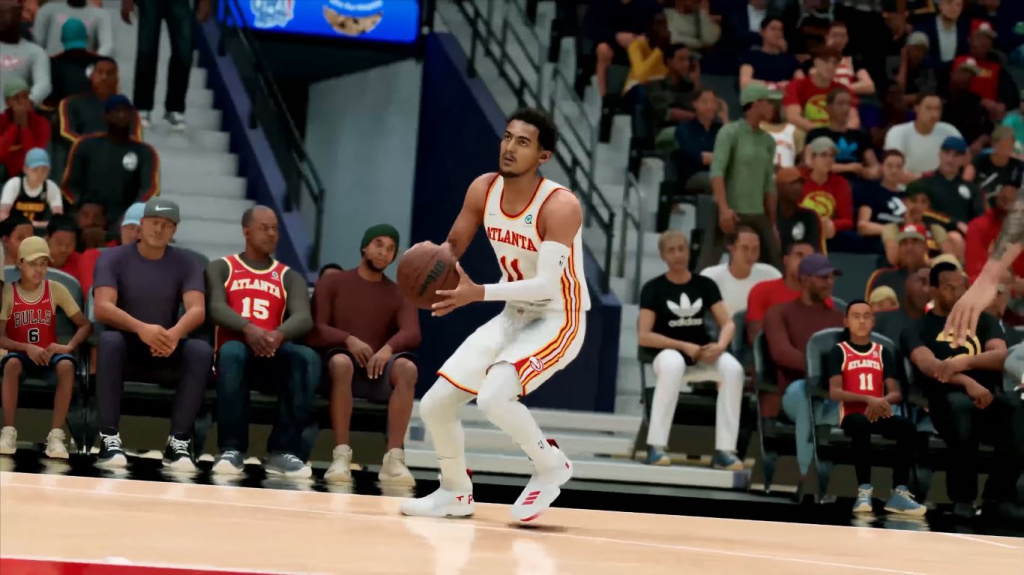 NBA 2K22 Stepback en jeu