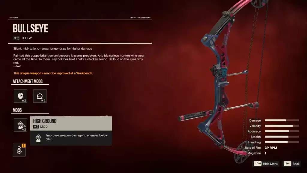 Comment obtenir un arc Bullseye dans Far Cry 6