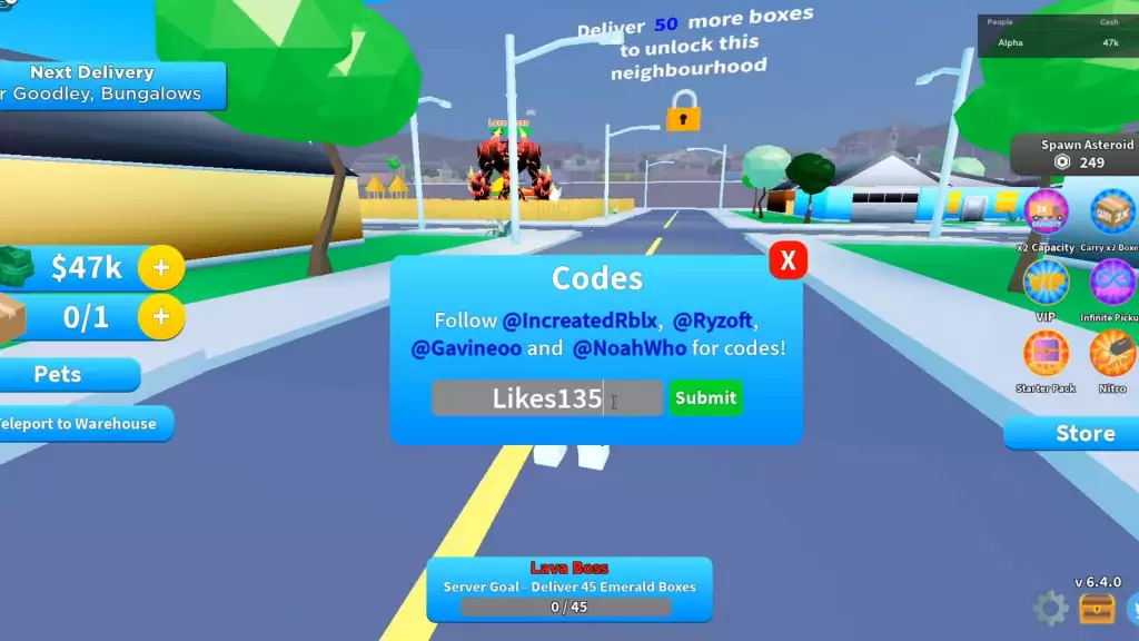 Codes du simulateur de livraison Roblox (octobre 2021) : argent gratuit, articles, mises à niveau et plus