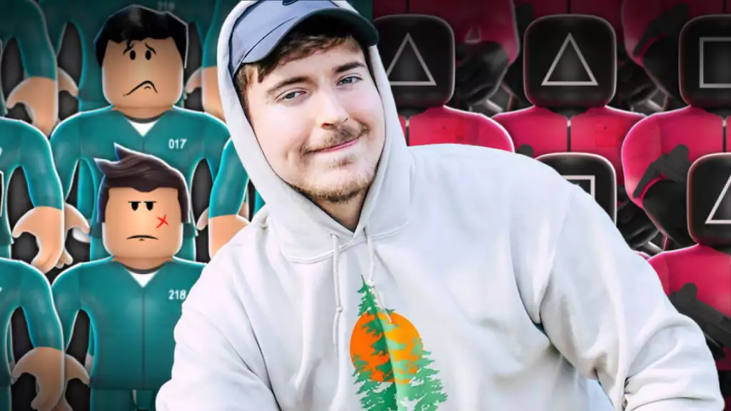 La recréation de Squid Game par MrBeast sera son plus grand défi YouTube à ce jour. (Photo : YouTube / MrBeast et Netflix)