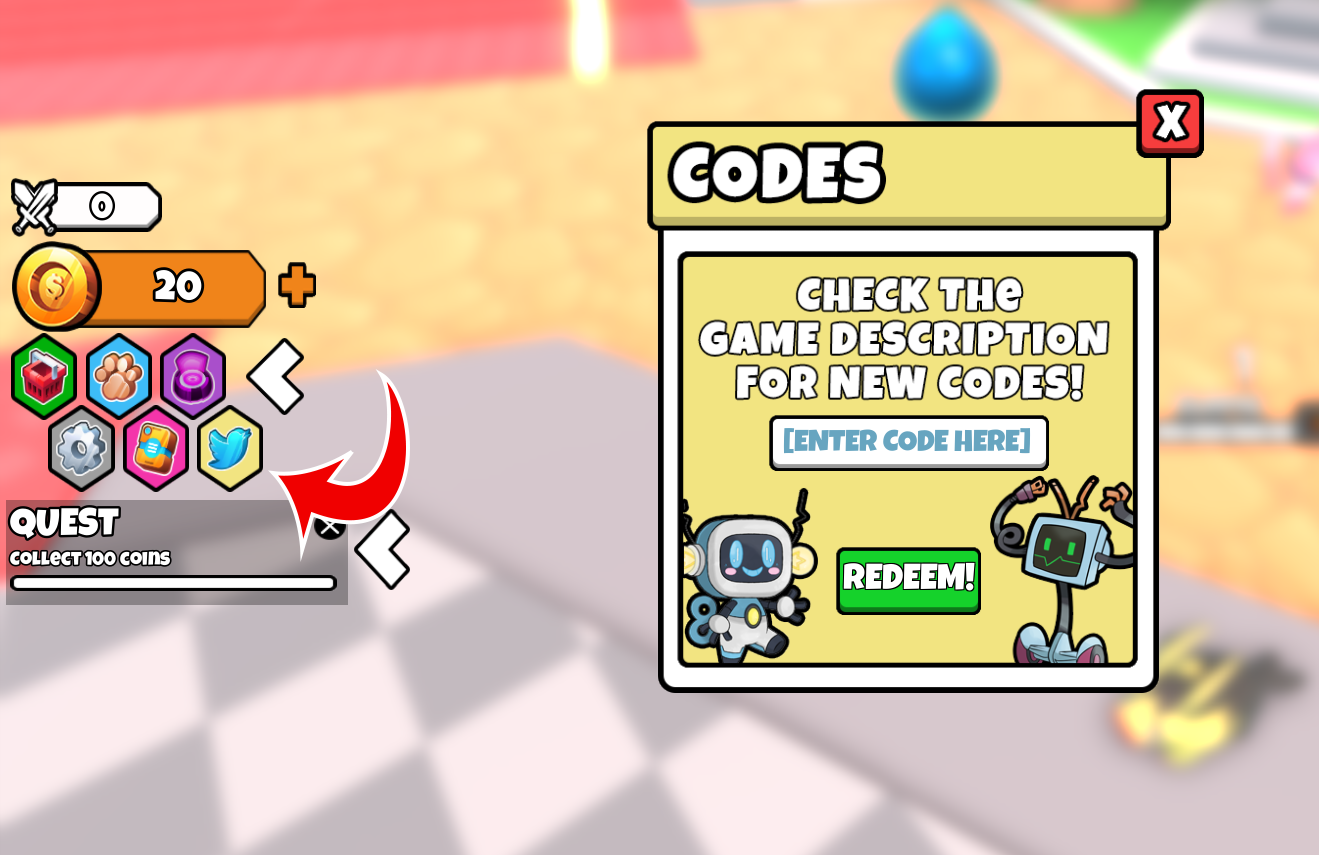 Codes d'utilisation du simulateur Pet Fighters