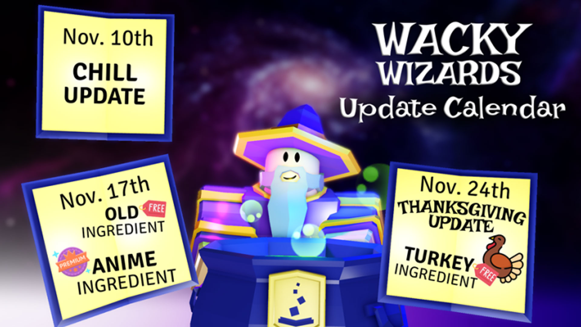 Mise à jour Wacky Wizards Chill – Journaliste joueur Wacky Wizards Chill Update