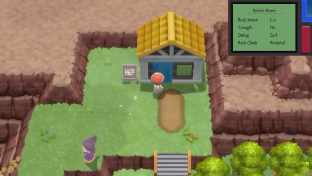 La maison de grand-mère Wilma dans Pokémon Diamant Brillant et Perle Brillante. (Photo : Game Freak)