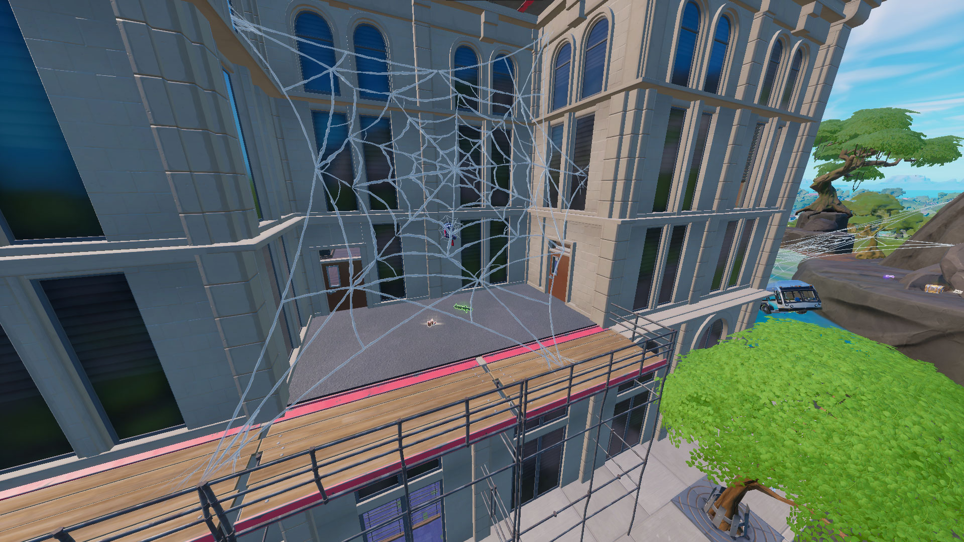 Où trouver les tireurs Web de Spider-Man dans Fortnite - Daily Bugle 2