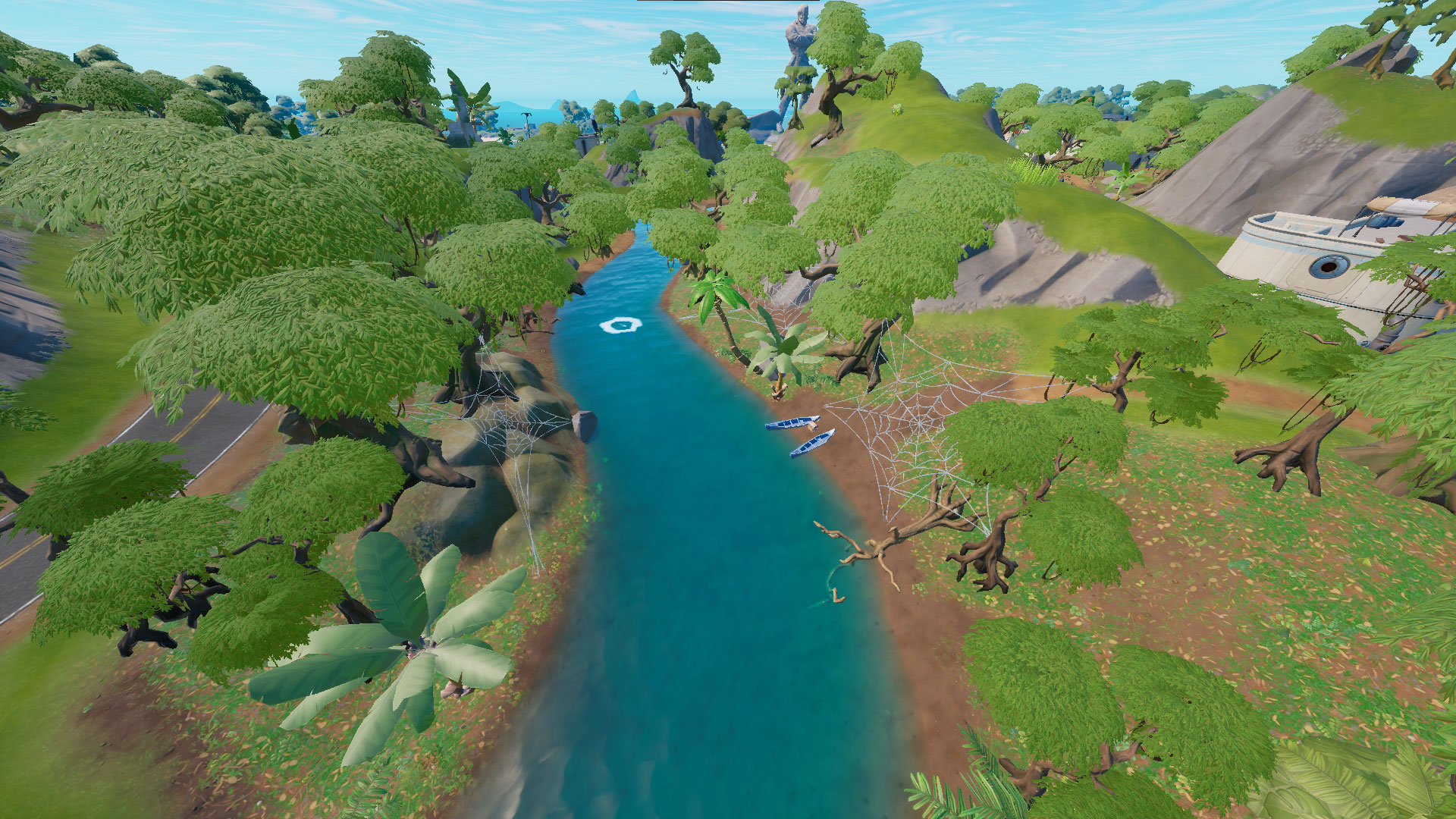 Où trouver les tireurs Web de Spider-Man à Fortnite - Coney Crossroads