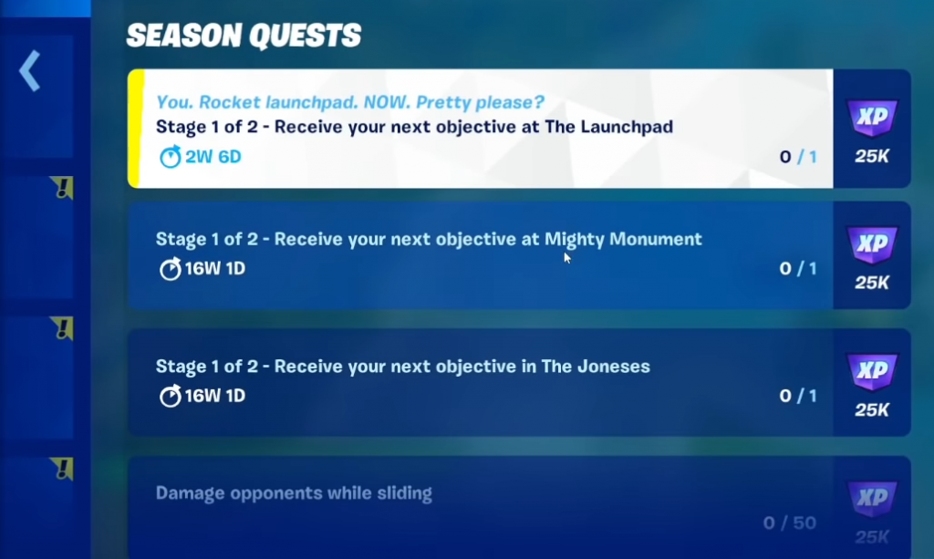 Où est la rampe de lancement dans Fortnite Chapter 3 Season 1