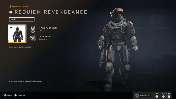 halo infini halo vengeance infinie requiem halo vengeance infinie requiem position légendaire halo requiem infini vengeance impossible à déverrouiller