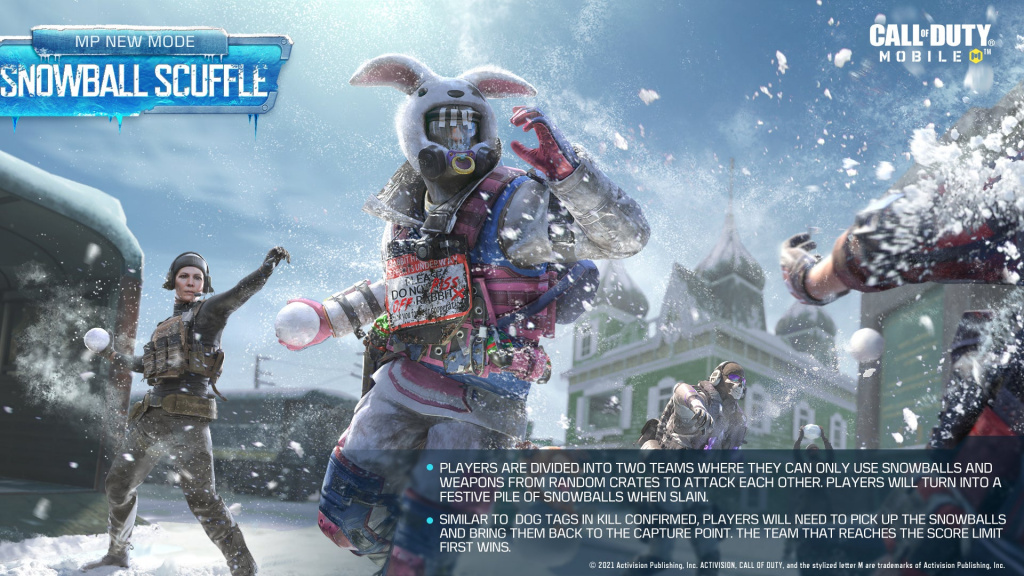Nouveau mode COD Mobile Saison 11 : comment gagner au Snow Scuffle