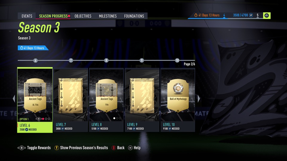Le scénario de la saison 3 de FIFA 22 Ultimate Team récompense 6-10