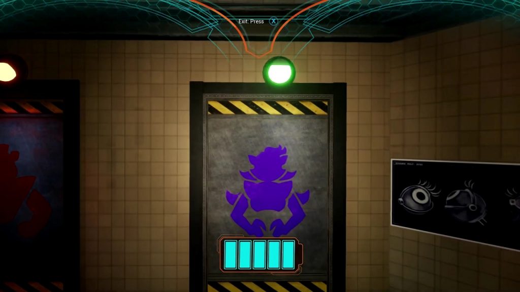 Emplacement du Party Pass dans la faille de sécurité de la FNAF
