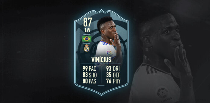 Vinícius Jr FIFA 22 POTM La Liga November