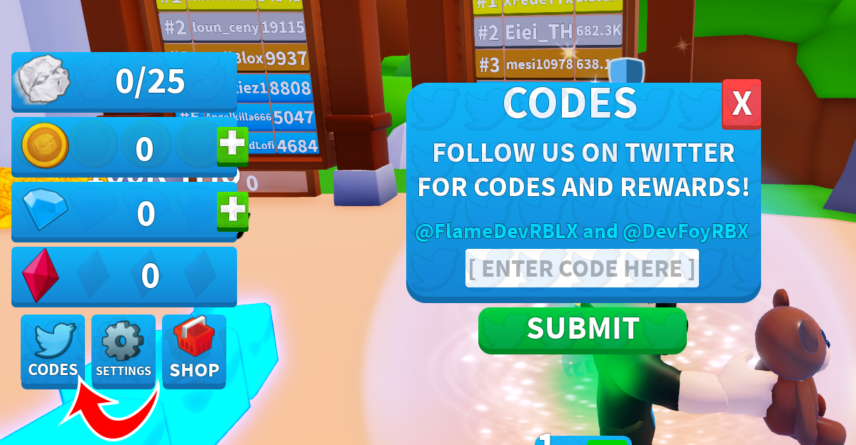 Lancer des codes d'échange de simulateur