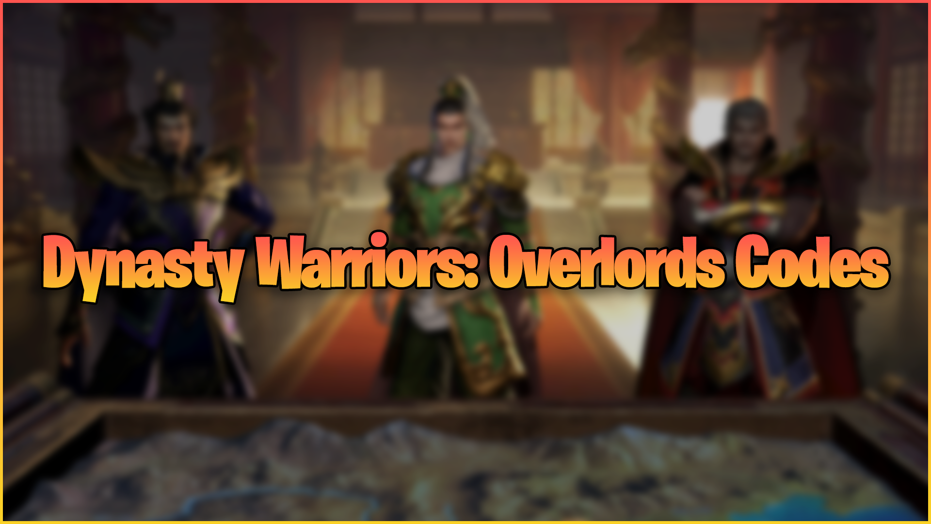 Codes Overlords de Dynasty Warriors