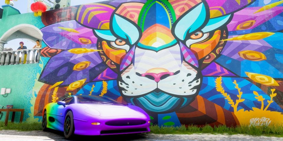 Où trouver les peintures murales de l'ours et du lion de Farid Rueda dans Forza Horizon 5