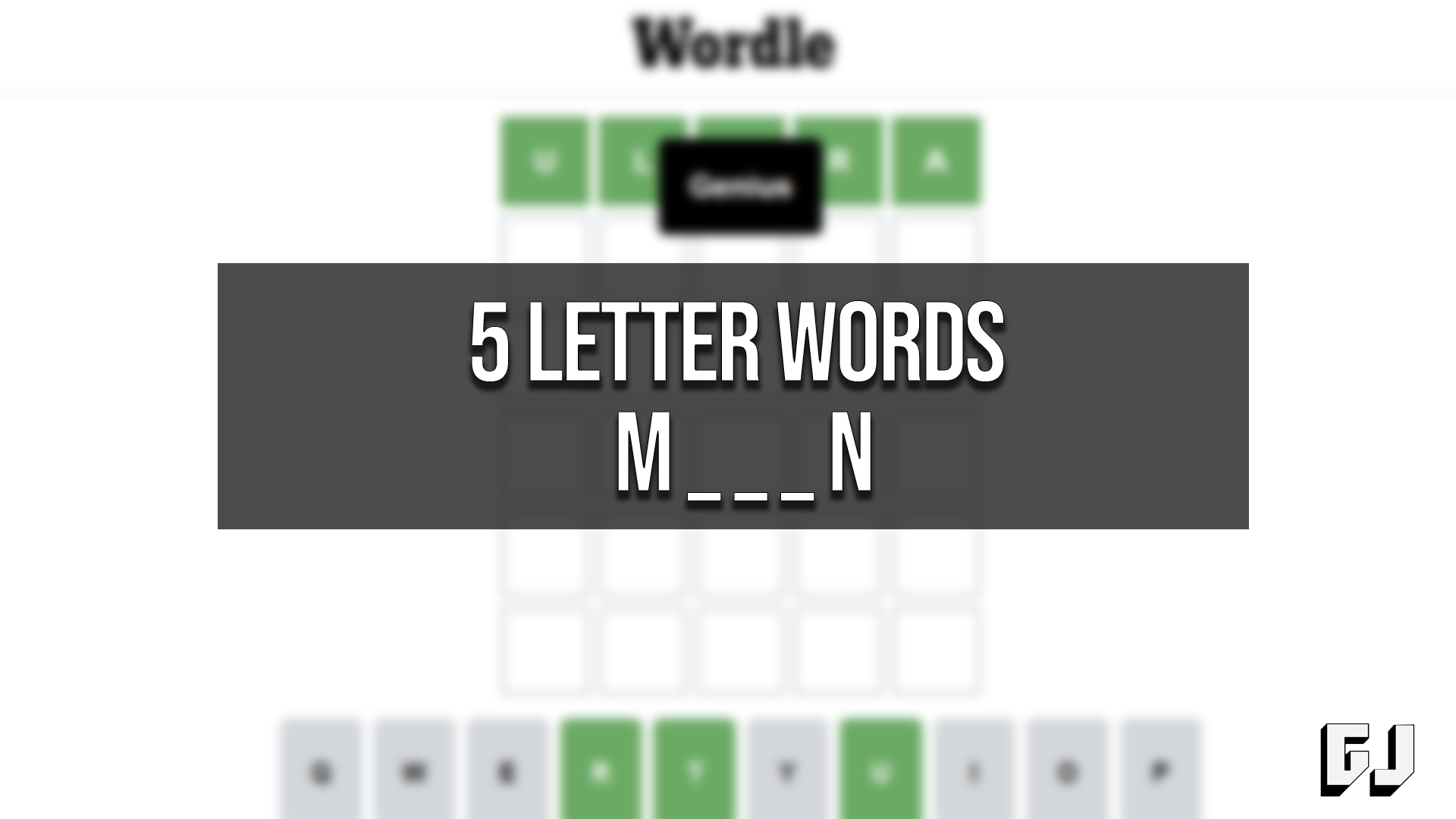 Mots de 5 lettres commençant par M se terminant par N