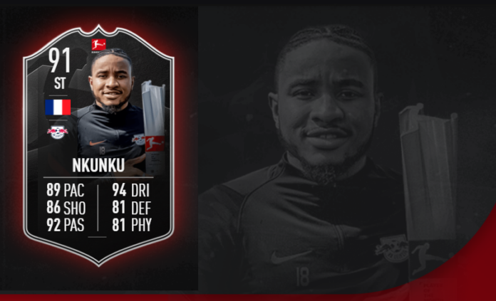 FIFA 22 Christopher Nkunku March POTM SBC: solutions les moins chères, récompenses, statistiques
