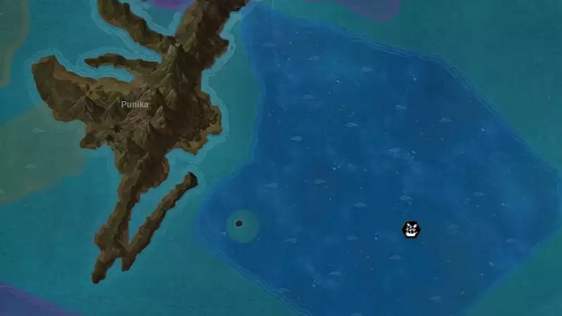 L'emplacement de la tempête Ghost Ship dans Lost Ark est juste à côté de Punika.