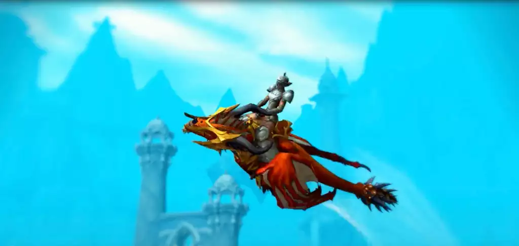 Compétences d'équitation de dragon volant sur WoW
