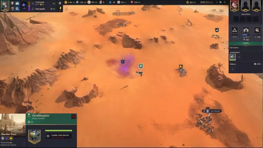 Premier aperçu de Dune Spice Wars