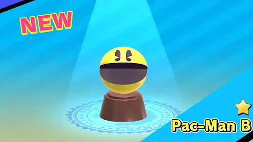 musée pac-man + page de destination options de personnalisation de la version du jeu vidéo débloquer des éléments