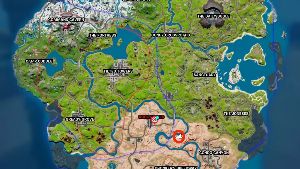 emplacement de chou fortnite