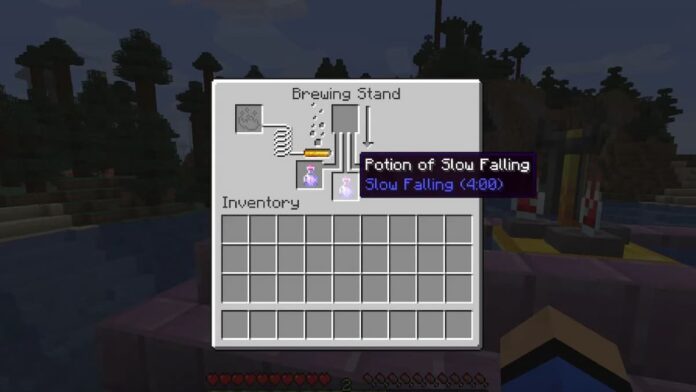 Comment faire une potion à chute lente dans Minecraft
