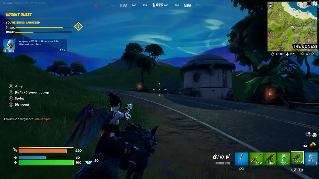 ride animal fortnite chapitre 3 saison 3