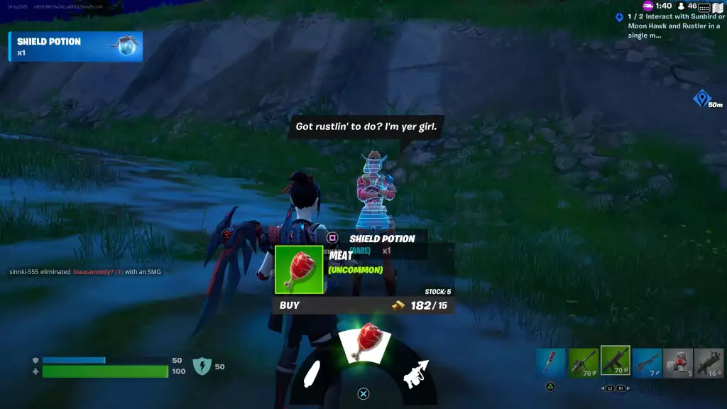 emplacement du voleur fortnite