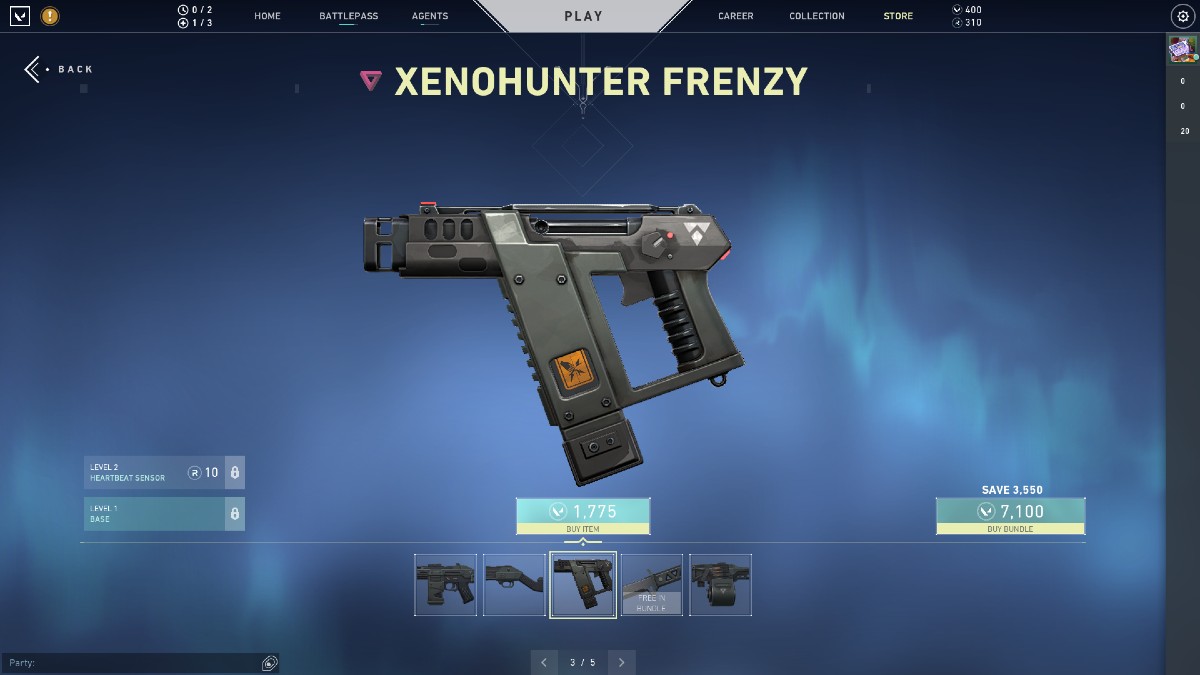 Peau Xenohunter Frenzy.