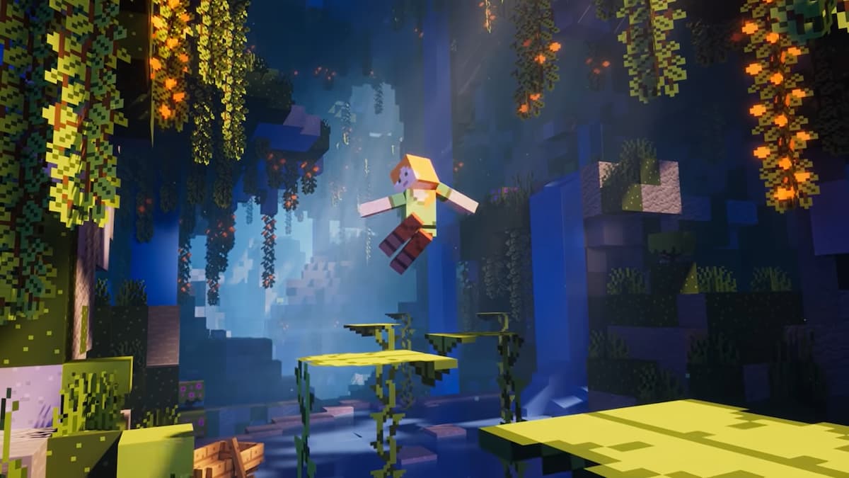 Grottes luxuriantes de Minecraft