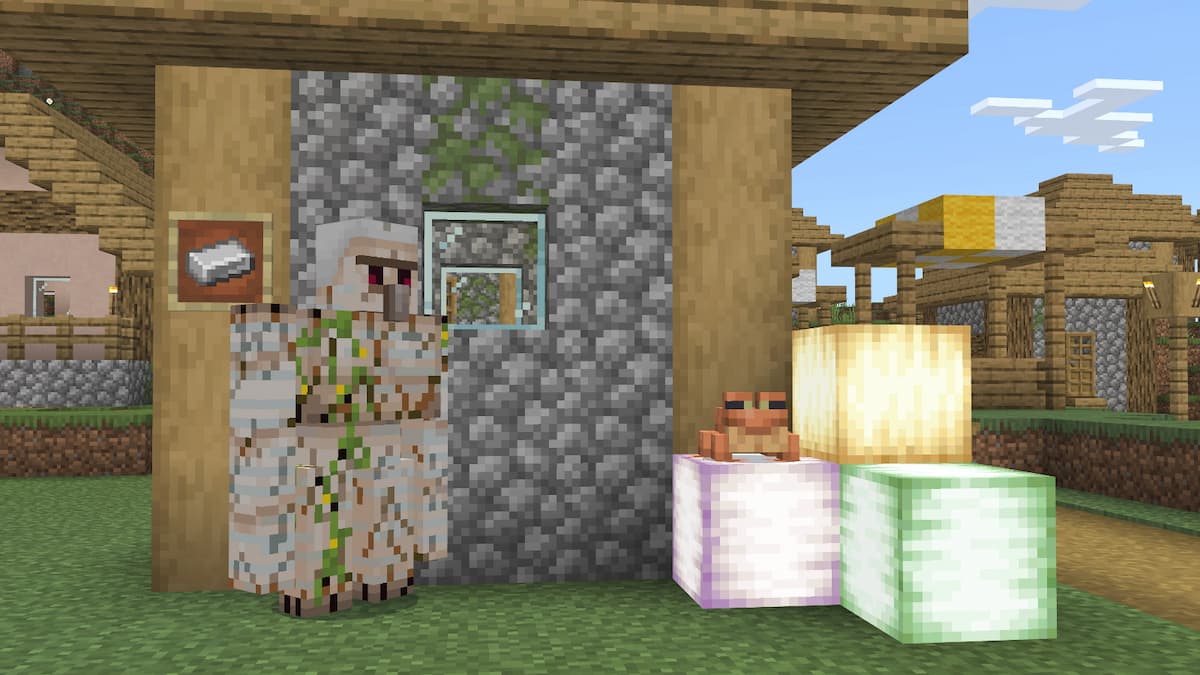 lumières de grenouille dans minecraft