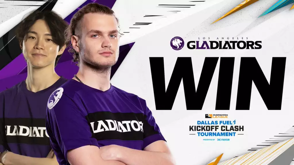 gladiateurs de la ligue overwatch