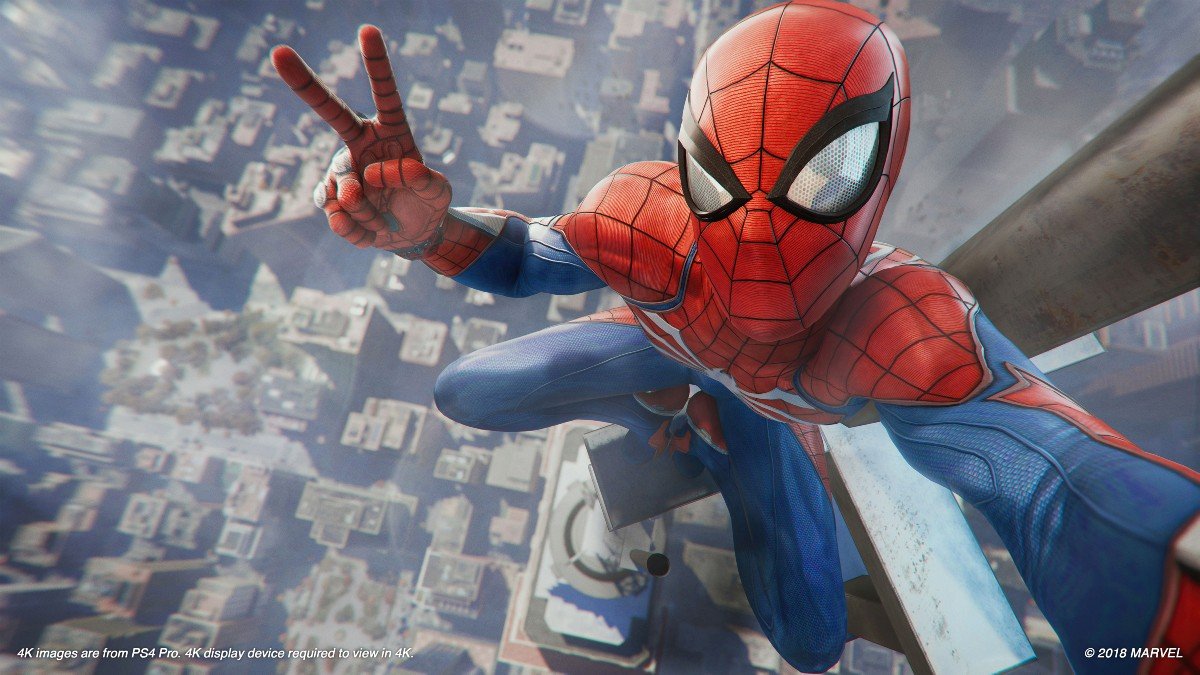 Spiderman : capture d'écran du mode photo remasterisé