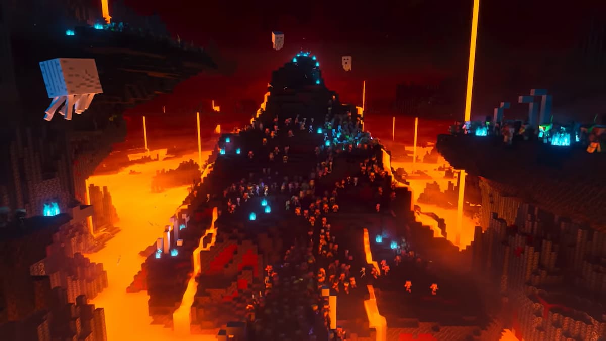 Bataille de mise à jour de Minecraft Nether