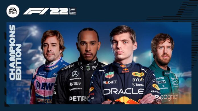 F1 22 champions edition artwork
