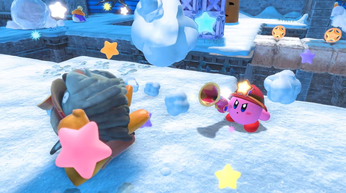 Kirby et les capacités de copie de terres oubliées