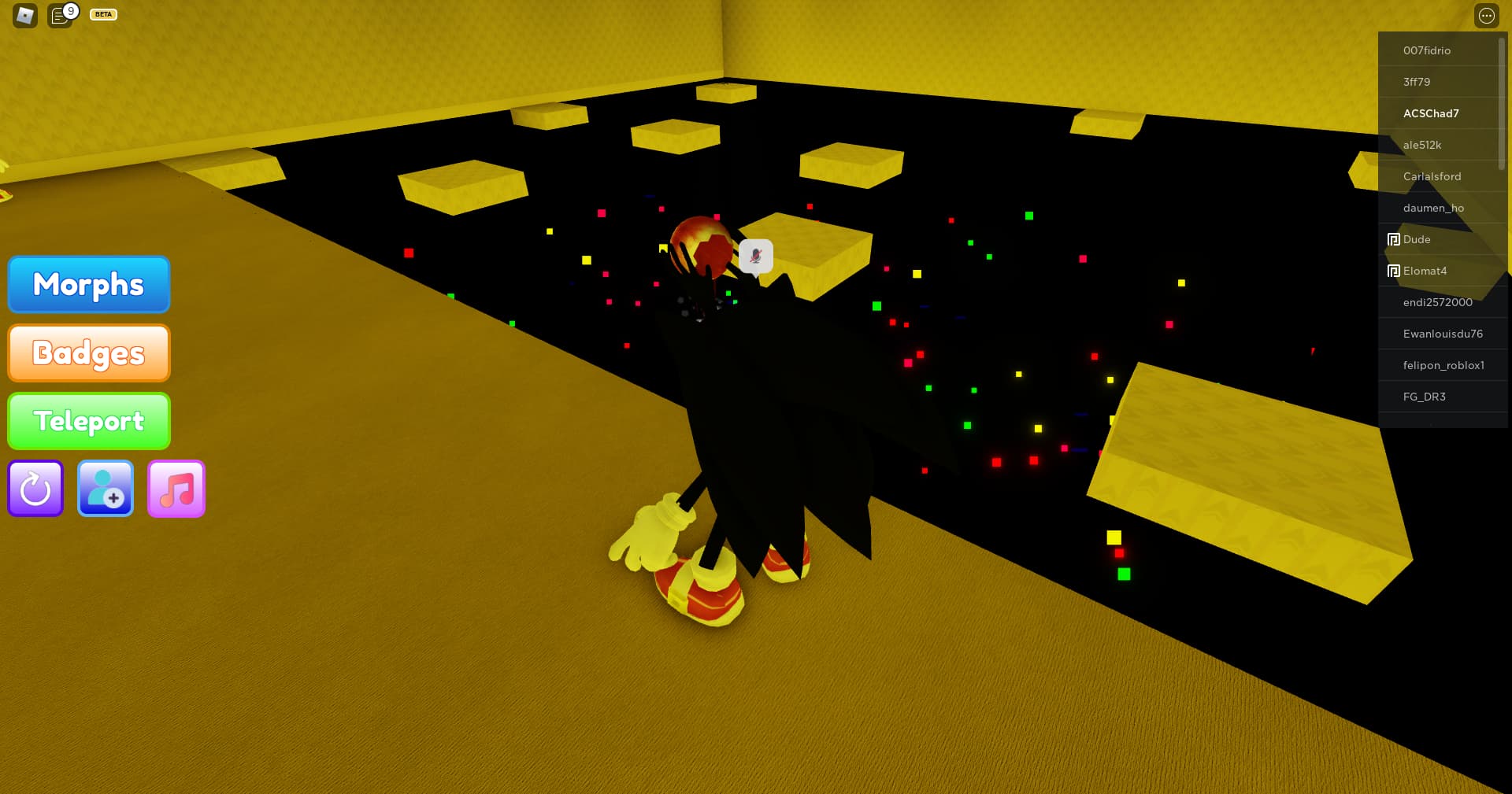 premier obby à trouver les morphes sonores
