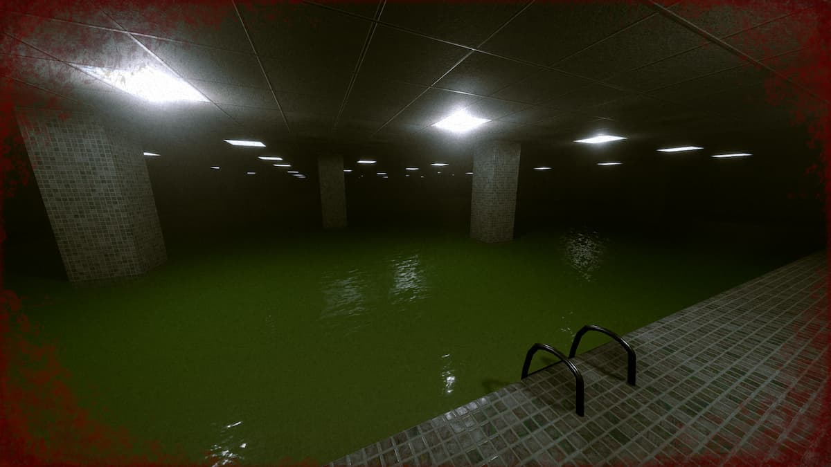 dernière piscine à l'intérieur des arrière-salles