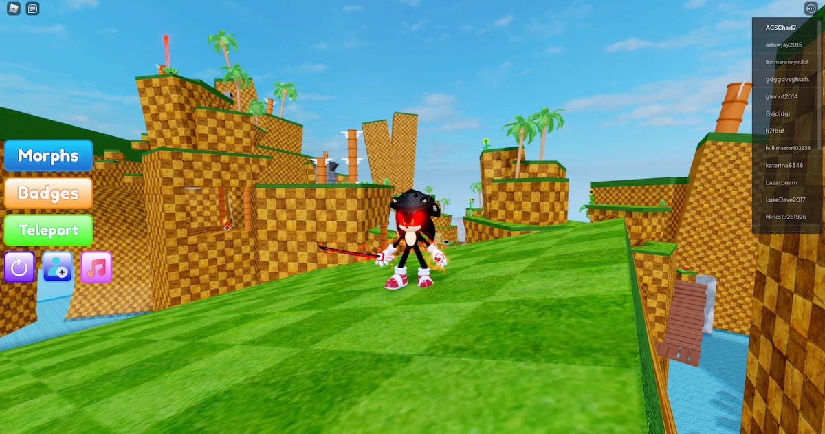 samurai sonic dans trouver les morphes soniques