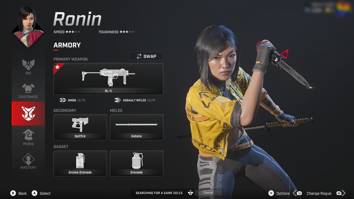 Armes Rogue Company Ronin