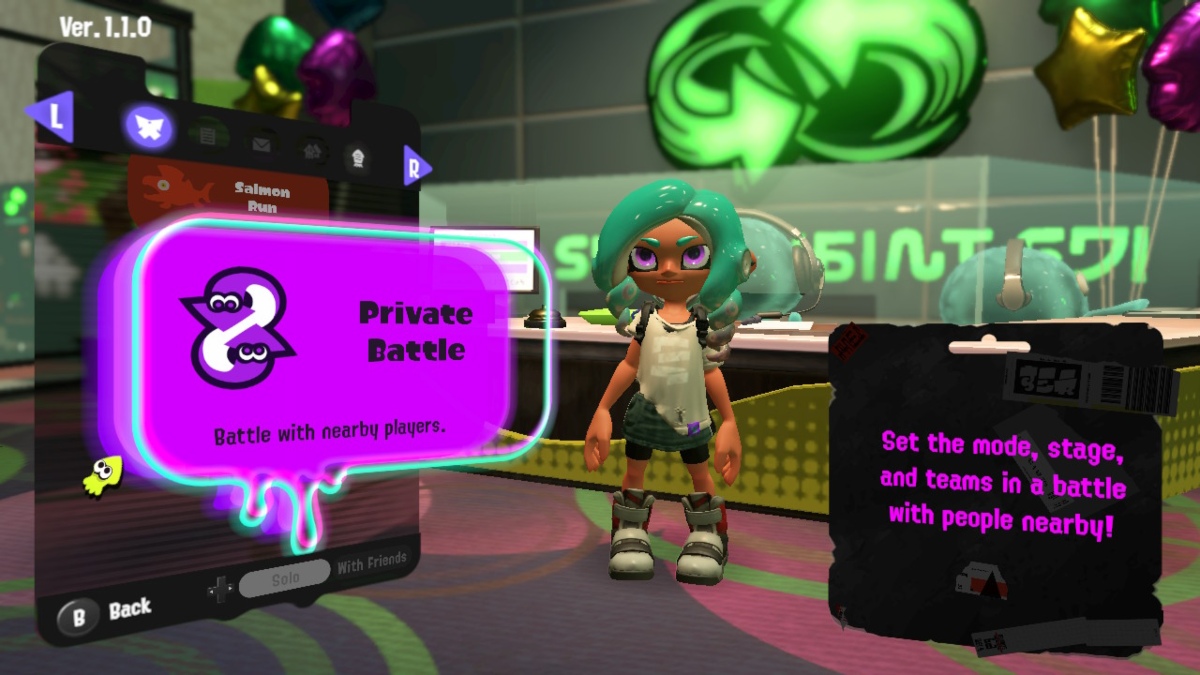 Multijoueur local de Splatoon 3